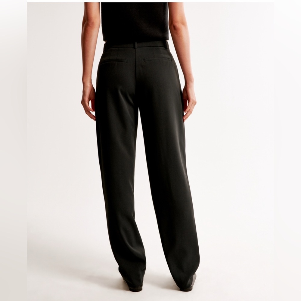 NWT Abercrombie 27 4R tapered dress pants black - Picture 5 of 10